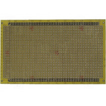 ; Board: universal; single sided,prototyping; W: 100mm; L: 160mm; 