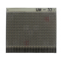 ; Board: universal; double sided,prototyping; W: 75mm; L: 83mm; 