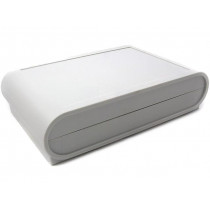 ; Enclosure: desktop; DESKONE; X: 140mm; Y: 220mm; Z: 56mm; ABS; grey; SUPERTRONIC ; Enclosure: desktop; DESKONE; X: 140mm; Y: 220mm; Z: 56mm; ABS; grey; SUPERTRONIC