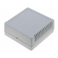 ; Enclosure: for alarms; X: 85mm; Y: 85mm; Z: 35.5mm; ABS; grey; SUPERTRONIC