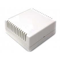 ; Enclosure: for alarms; X: 85mm; Y: 85mm; Z: 35.5mm; ABS; ivory; SUPERTRONIC ; Enclosure: for alarms; X: 85mm; Y: 85mm; Z: 35.5mm; ABS; ivory; SUPERTRONIC