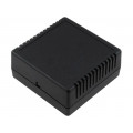 ; Enclosure: for alarms; X: 85mm; Y: 85mm; Z: 35.5mm; ABS; black; SUPERTRONIC