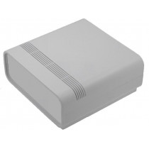 ; Enclosure: with panel; DESKONE; X: 155mm; Y: 155mm; Z: 61mm; ABS; grey; SUPERTRONIC