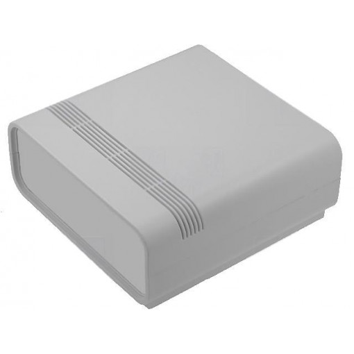 ; Enclosure: with panel; DESKONE; X: 155mm; Y: 155mm; Z: 61mm; ABS; grey; SUPERTRONIC