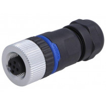 PXPPAM12FBF05ASTPG9; Plug; M12; PIN: 5; female; A code-DeviceNet / CANopen; for cable; BULGIN