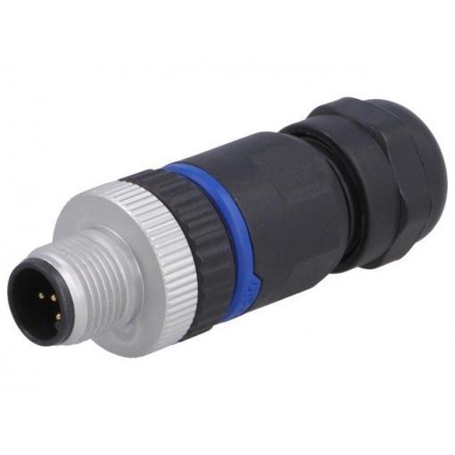 PXPPAM12FIM05ASTPG9; Plug; M12; PIN: 5; male; A code-DeviceNet / CANopen; for cable; BULGIN