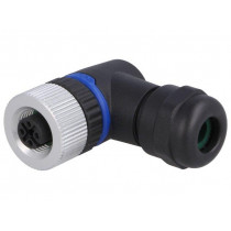 PXPPAM12RAF03ASTPG9; Plug; M12; PIN: 3; female; A code-DeviceNet / CANopen; for cable; BULGIN