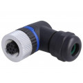 PXPPAM12RAF08ASTPG9; Plug; M12; PIN: 8; female; A code-DeviceNet / CANopen; for cable; BULGIN PXPPAM12RAF08ASTPG9; Plug; M12; PIN: 8; female; A code-DeviceNet / CANopen; for cable; BULGIN