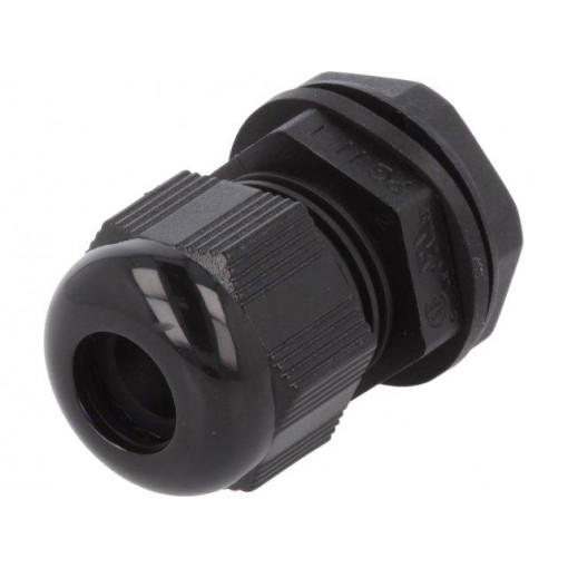PPC11 BK080; Cable gland; PG11; IP66,IP68; Mat: polyamide; black; Pcs: 10; ALPHA WIRE