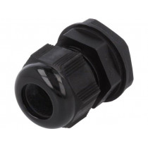 PPC16 BK080; Cable gland; PG16; IP66,IP68; Mat: polyamide; black; Pcs: 10; ALPHA WIRE