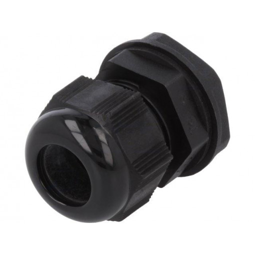PPC16 BK080; Cable gland; PG16; IP66,IP68; Mat: polyamide; black; Pcs: 10; ALPHA WIRE
