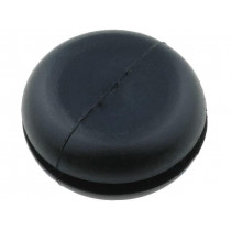 ; Grommet; with bulkhead; Ømount.hole: 11mm; Øhole: 8mm; PVC; black; ESSENTRA ; Grommet; with bulkhead; Ømount.hole: 11mm; Øhole: 8mm; PVC; black; ESSENTRA