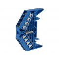 1267910000 PPV 4 BL 35X15 DGR; Splice terminal: rail; 1.5mm2; ways: 1; terminals: 16; blue; TS35x15; WEIDMÜLLER 1267910000 PPV 4 BL 35X15 DGR; Splice terminal: rail; 1.5mm2; ways: 1; terminals: 16; blue; TS35x15; WEIDMÜLLER