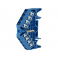 1267920000 PPV 4 BL 35X7.5 DGR; Splice terminal: rail; 1.5mm2; ways: 1; terminals: 16; blue; 250VAC; WEIDMÜLLER 1267920000 PPV 4 BL 35X7.5 DGR; Splice terminal: rail; 1.5mm2; ways: 1; terminals: 16; blue; 250VAC; WEIDMÜLLER