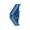 1267880000 PPV 8 BL 35X7.5 DGR; Splice terminal: rail; 1.5mm2; ways: 1; terminals: 32; blue; 250VAC; WEIDMÜLLER 1267880000 PPV 8 BL 35X7.5 DGR; Splice terminal: rail; 1.5mm2; ways: 1; terminals: 32; blue; 250VAC; WEIDMÜLLER