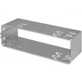 ; Car radio mounting half frame; 1 DIN; zinc; Alpine; 4CARMEDIA