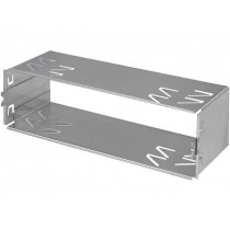 ; Car radio mounting half frame; 1 DIN; zinc; Alpine; 4CARMEDIA