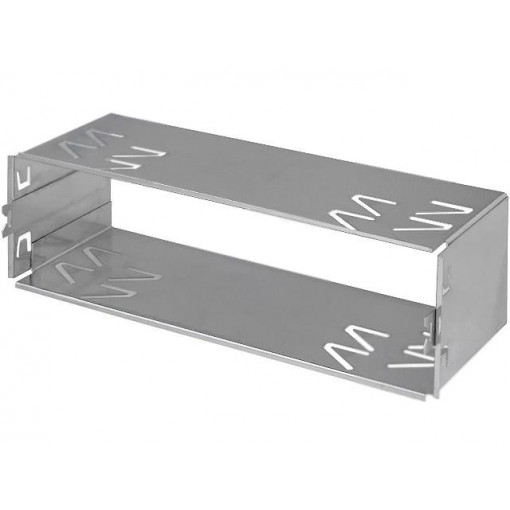 ; Car radio mounting half frame; 1 DIN; zinc; Alpine; 4CARMEDIA