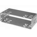 ; Car radio mounting half frame; 1 DIN; zinc; Alpine; 4CARMEDIA