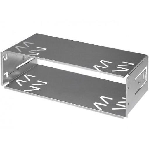 ; Car radio mounting half frame; 1 DIN; zinc; Alpine; 4CARMEDIA