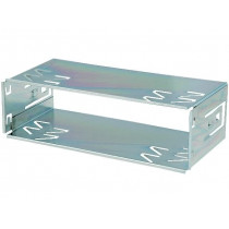 ; Car radio mounting half frame; 1 DIN; zinc; JVC; 4CARMEDIA