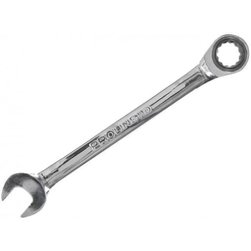 35475; Key; combination spanner,with ratchet; 15mm; Overall len: 198mm; PROLINE