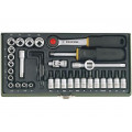 23080; Key set; socket bits; Chrom-vanadium steel; Pcs: 36; PROXXON