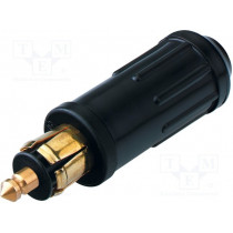 53005001; Cigarette lighter plug; screw terminal; 15A; Sup.volt: 12÷24VDC; PRO CAR 53005001; Cigarette lighter plug; screw terminal; 15A; Sup.volt: 12÷24VDC; PRO CAR