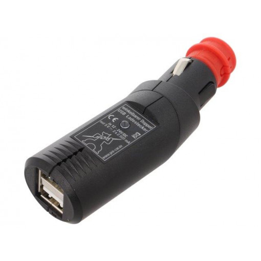 67302500; Automotive/main power supply; USB A socket x2; 5A; 5V/2x2,5A; PRO CAR 67302500; Automotive/main power supply; USB A socket x2; 5A; 5V/2x2,5A; PRO CAR