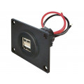 67322500; Automotive power supply; USB A socket x2; 5A; Sup.volt: 12÷24VDC; PRO CAR