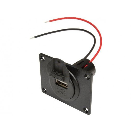67332600; Automotive power supply; USB A socket; 3A; Sup.volt: 12÷24VDC; PRO CAR 67332600; Automotive power supply; USB A socket; 3A; Sup.volt: 12÷24VDC; PRO CAR
