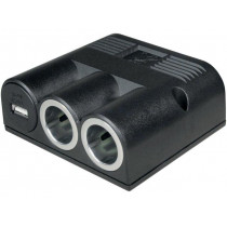 67334500; Automotive power supply; USB A socket,car lighter socket x2; PRO CAR 67334500; Automotive power supply; USB A socket,car lighter socket x2; PRO CAR