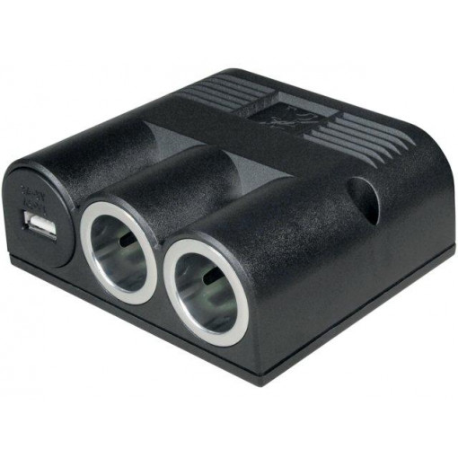67334500; Automotive power supply; USB A socket,car lighter socket x2; PRO CAR 67334500; Automotive power supply; USB A socket,car lighter socket x2; PRO CAR