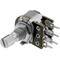 PRP162G 1K A 16P6; Potentiometer: shaft; single turn; 1kΩ; 100mW; ±20%; PCB,on panel; TELPOD PRP162G 1K A 16P6; Potentiometer: shaft; single turn; 1kΩ; 100mW; ±20%; PCB,on panel; TELPOD