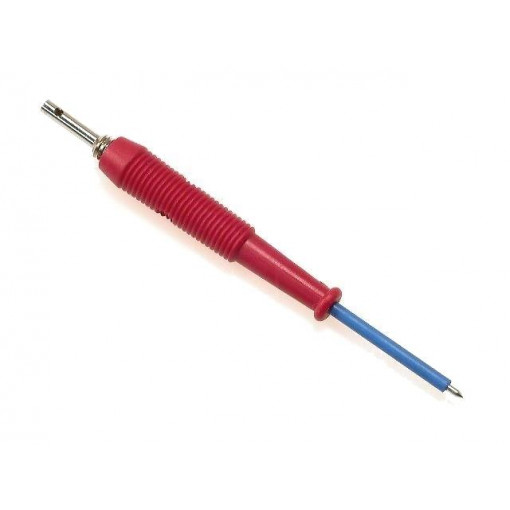 PRUEF1RT; Test probe; red; Plating: nickel plated; Application: SMD; HIRSCHMANN T&M