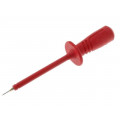PRUEF2610FT RT; Test probe; 1kV; red; Tip diameter: 0.75mm; Socket size: 4mm; HIRSCHMANN T&M