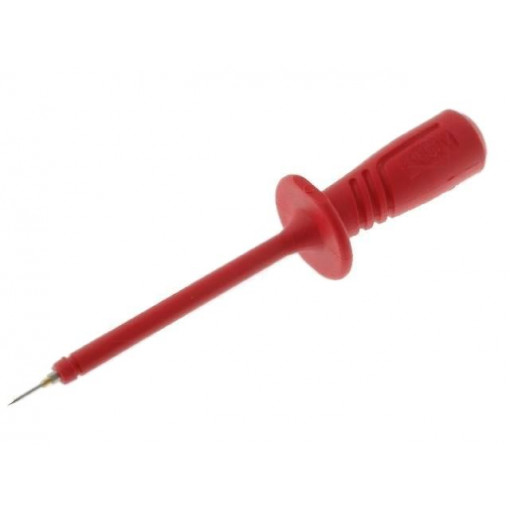 PRUEF2610FT RT; Test probe; 1kV; red; Tip diameter: 0.75mm; Socket size: 4mm; HIRSCHMANN T&M