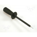 PRUEF2610FT SW; Test probe; 1kV; black; Tip diameter: 0.75mm; Socket size: 4mm; HIRSCHMANN T&M