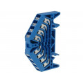 1173930000 PRV 4 BL 35X7.5 WS; Splice terminal: rail; 1.5mm2; ways: 4; terminals: 16; blue; 250VAC; WEIDMÜLLER 1173930000 PRV 4 BL 35X7.5 WS; Splice terminal: rail; 1.5mm2; ways: 4; terminals: 16; blue; 250VAC; WEIDMÜLLER