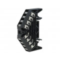 1173840000 PRV 4 SW 35X7.5 WS; Splice terminal: rail; 1.5mm2; ways: 4; terminals: 16; black; 250VAC; WEIDMÜLLER 1173840000 PRV 4 SW 35X7.5 WS; Splice terminal: rail; 1.5mm2; ways: 4; terminals: 16; black; 250VAC; WEIDMÜLLER