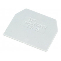 PS-10 A41-6208; End plate; Application: ZG-G10; grey; Width: 1mm; polyamide; POKÓJ PS-10 A41-6208; End plate; Application: ZG-G10; grey; Width: 1mm; polyamide; POKÓJ