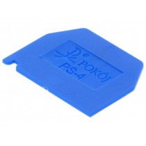 PS-4 A41-6106; End plate; Application: ZG-G2.5,ZG-G4; blue; Width: 1mm; polyamide; POKÓJ PS-4 A41-6106; End plate; Application: ZG-G2.5,ZG-G4; blue; Width: 1mm; polyamide; POKÓJ