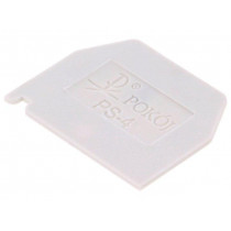 PS-4 A41-6108; End plate; Application: ZG-G2.5,ZG-G4; grey; Width: 1mm; polyamide; POKÓJ PS-4 A41-6108; End plate; Application: ZG-G2.5,ZG-G4; grey; Width: 1mm; polyamide; POKÓJ
