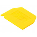 PS-4 A41-6101; End plate; Application: ZG-G2.5,ZG-G4; yellow; Width: 1mm; POKÓJ PS-4 A41-6101; End plate; Application: ZG-G2.5,ZG-G4; yellow; Width: 1mm; POKÓJ