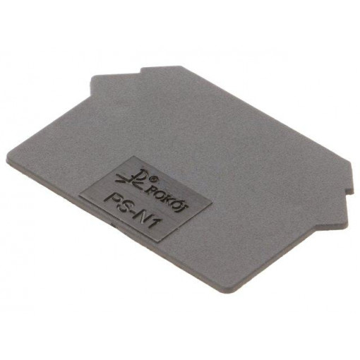 PS-N1 A41-8113; End plate; Application: ZUG; black; Width: 1mm; polyamide; UL94V-0; POKÓJ PS-N1 A41-8113; End plate; Application: ZUG; black; Width: 1mm; polyamide; UL94V-0; POKÓJ