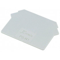 PS-N1 A41-8118; End plate; Application: ZUG; grey; Width: 1mm; polyamide; -25÷120°C; POKÓJ PS-N1 A41-8118; End plate; Application: ZUG; grey; Width: 1mm; polyamide; -25÷120°C; POKÓJ