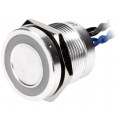 PS193P10Y01B24VL; Switch: piezoelectric; Pos: 2; SPST-NO; 0.2A/24VAC; 0.2A/24VDC; ONPOW PS193P10Y01B24VL; Switch: piezoelectric; Pos: 2; SPST-NO; 0.2A/24VAC; 0.2A/24VDC; ONPOW