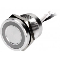 PS193P10Y01W12VL; Switch: piezoelectric; Pos: 2; SPST-NO; 0.2A/24VAC; 0.2A/24VDC; ONPOW