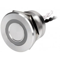 PS223P10Y01W12VT; Switch: piezoelectric; Pos: 2; SPST-NO; 0.2A/24VAC; 0.2A/24VDC; ONPOW