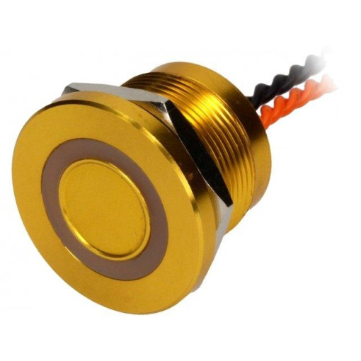 PS223P10Y31O12VT; Switch: piezoelectric; Pos: 2; SPST-NO; 0.2A/24VAC; 0.2A/24VDC; ONPOW